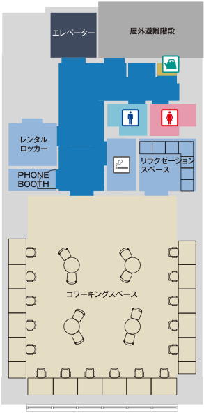 コワーキングスペース〈一例〉  